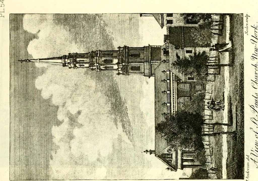 An illustration from The iconography of Manhattan Island, 1498-1909 : compiled from original sources and illustrated by photo-intaglio reproductions of important maps, plans, views, and documents in public and private collections, 1915, leaf 636