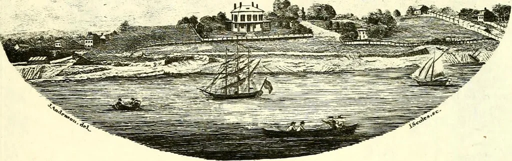 An illustration from The iconography of Manhattan Island, 1498-1909 : compiled from original sources and illustrated by photo-intaglio reproductions of important maps, plans, views, and documents in public and private collections, 1915, leaf 650