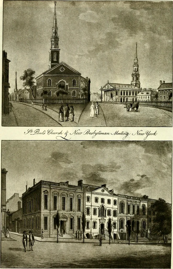 An illustration from The iconography of Manhattan Island, 1498-1909 : compiled from original sources and illustrated by photo-intaglio reproductions of important maps, plans, views, and documents in public and private collections, 1915, leaf 680