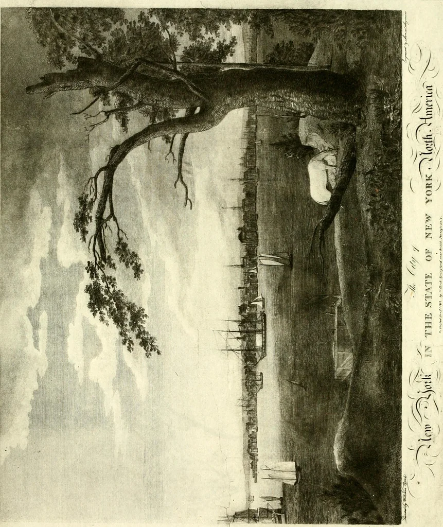 An illustration from The iconography of Manhattan Island, 1498-1909 : compiled from original sources and illustrated by photo-intaglio reproductions of important maps, plans, views, and documents in public and private collections, 1915, leaf 688