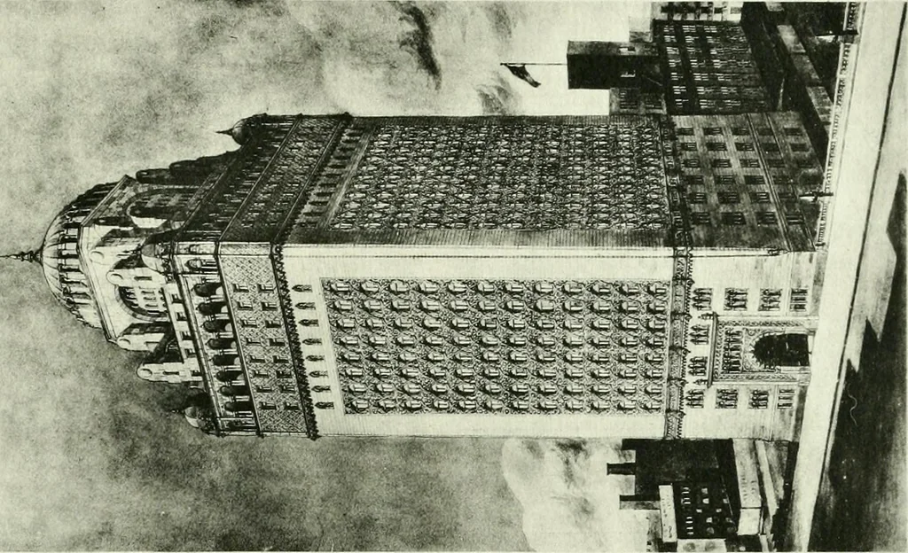 An illustration from The iconography of Manhattan Island, 1498-1909 : compiled from original sources and illustrated by photo-intaglio reproductions of important maps, plans, views, and documents in public and private collections, 1915, leaf 1120