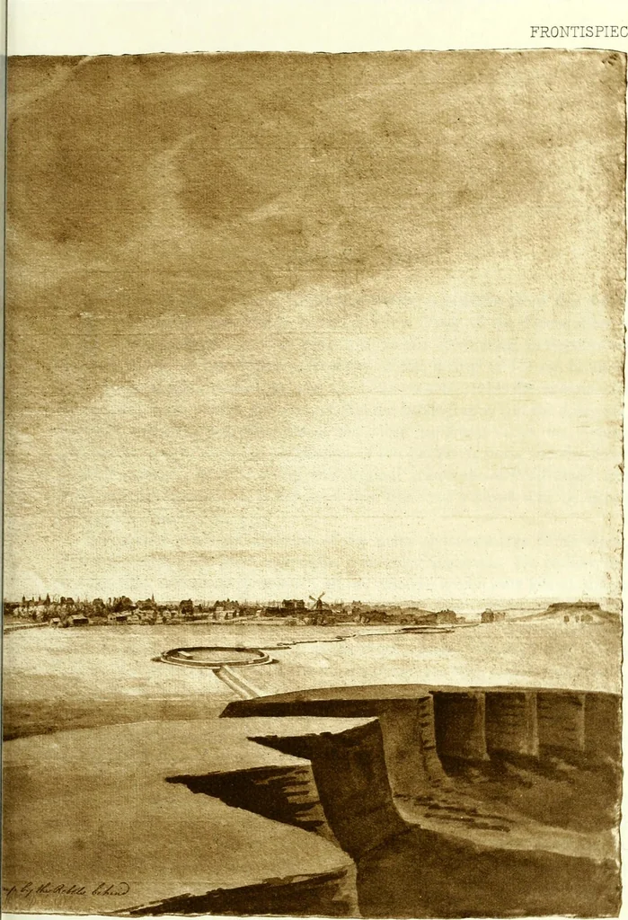 An illustration from The iconography of Manhattan Island, 1498-1909 : compiled from original sources and illustrated by photo-intaglio reproductions of important maps, plans, views, and documents in public and private collections, 1915, leaf 20