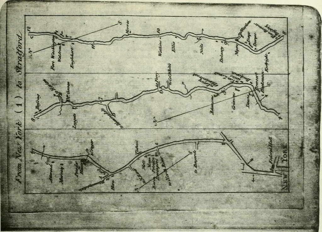 An illustration from The iconography of Manhattan Island, 1498-1909 : compiled from original sources and illustrated by photo-intaglio reproductions of important maps, plans, views, and documents in public and private collections, 1915, leaf 218