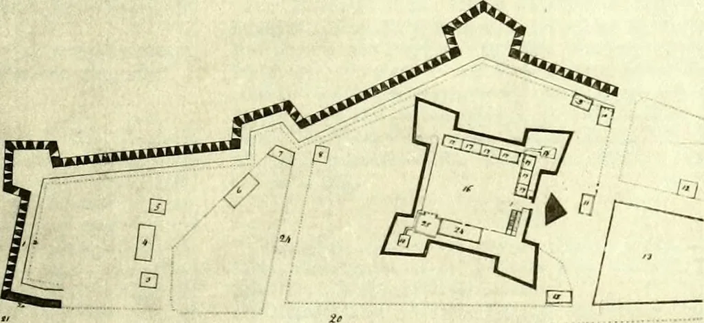 An illustration from The iconography of Manhattan Island, 1498-1909 : compiled from original sources and illustrated by photo-intaglio reproductions of important maps, plans, views, and documents in public and private collections, 1915, leaf 102