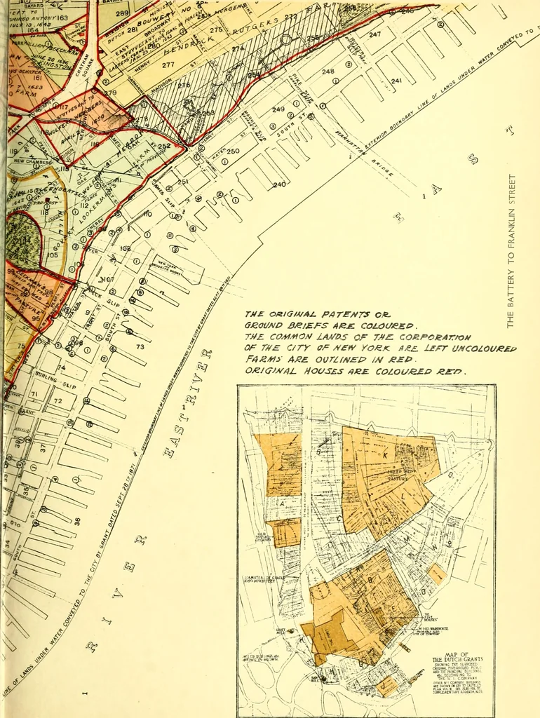 An illustration from The iconography of Manhattan Island, 1498-1909 : compiled from original sources and illustrated by photo-intaglio reproductions of important maps, plans, views, and documents in public and private collections, 1915, leaf 122