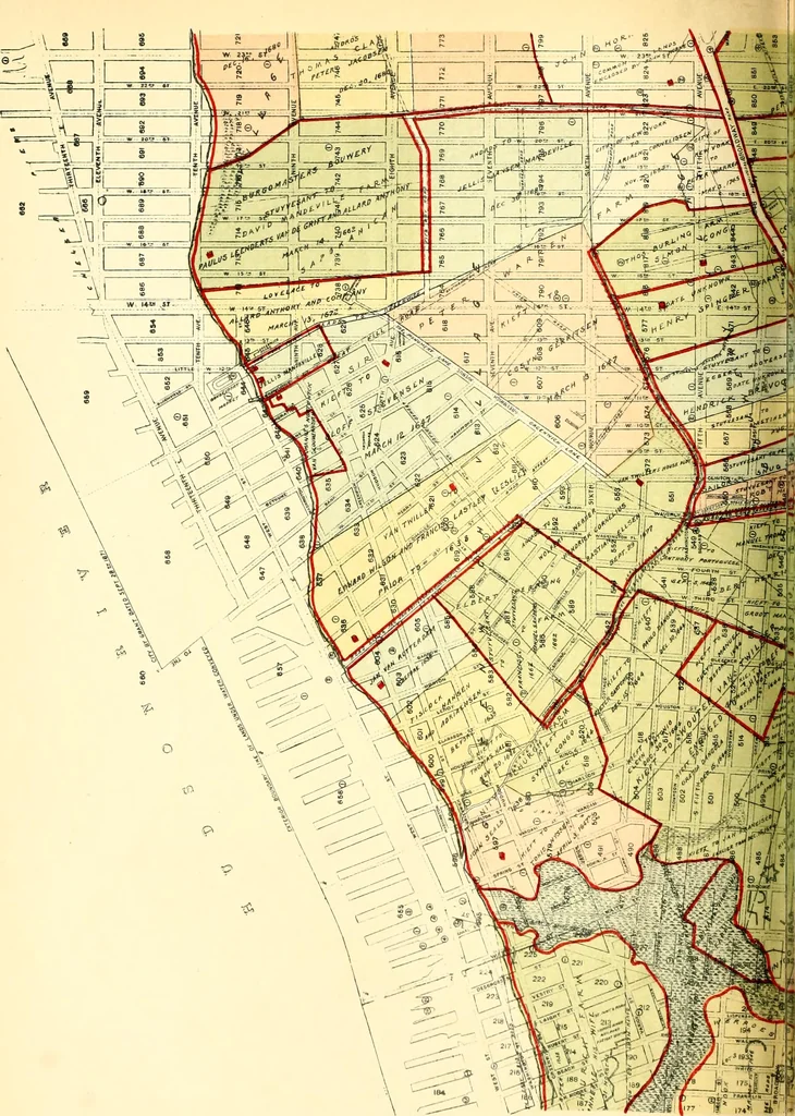 An illustration from The iconography of Manhattan Island, 1498-1909 : compiled from original sources and illustrated by photo-intaglio reproductions of important maps, plans, views, and documents in public and private collections, 1915, leaf 127