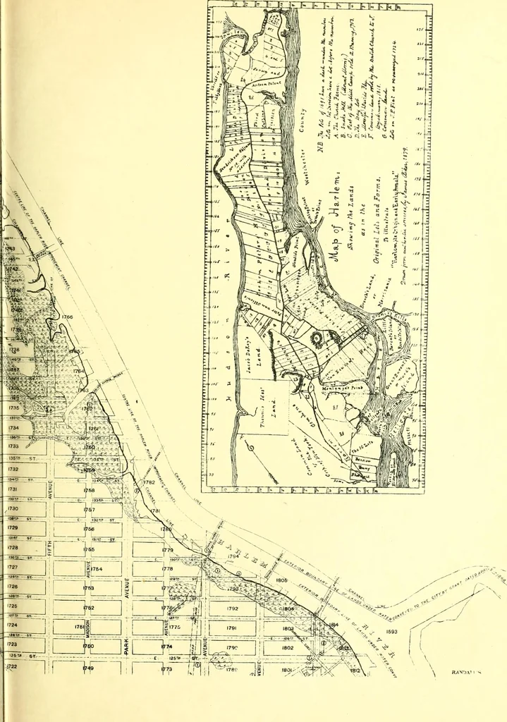 An illustration from The iconography of Manhattan Island, 1498-1909 : compiled from original sources and illustrated by photo-intaglio reproductions of important maps, plans, views, and documents in public and private collections, 1915, leaf 162