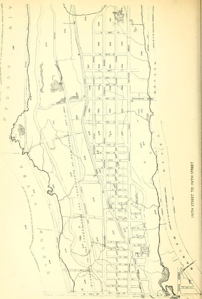 An illustration from The iconography of Manhattan Island, 1498-1909 : compiled from original sources and illustrated by photo-intaglio reproductions of important maps, plans, views, and documents in public and private collections, 1915, leaf 165