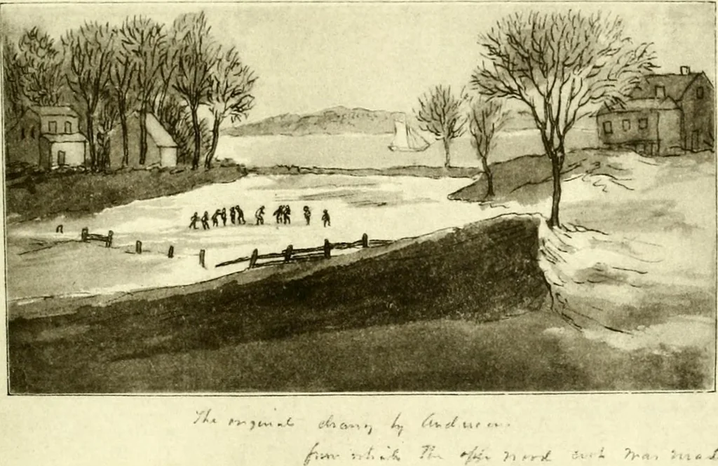 An illustration from The iconography of Manhattan Island, 1498-1909 : compiled from original sources and illustrated by photo-intaglio reproductions of important maps, plans, views, and documents in public and private collections, 1915, leaf 222