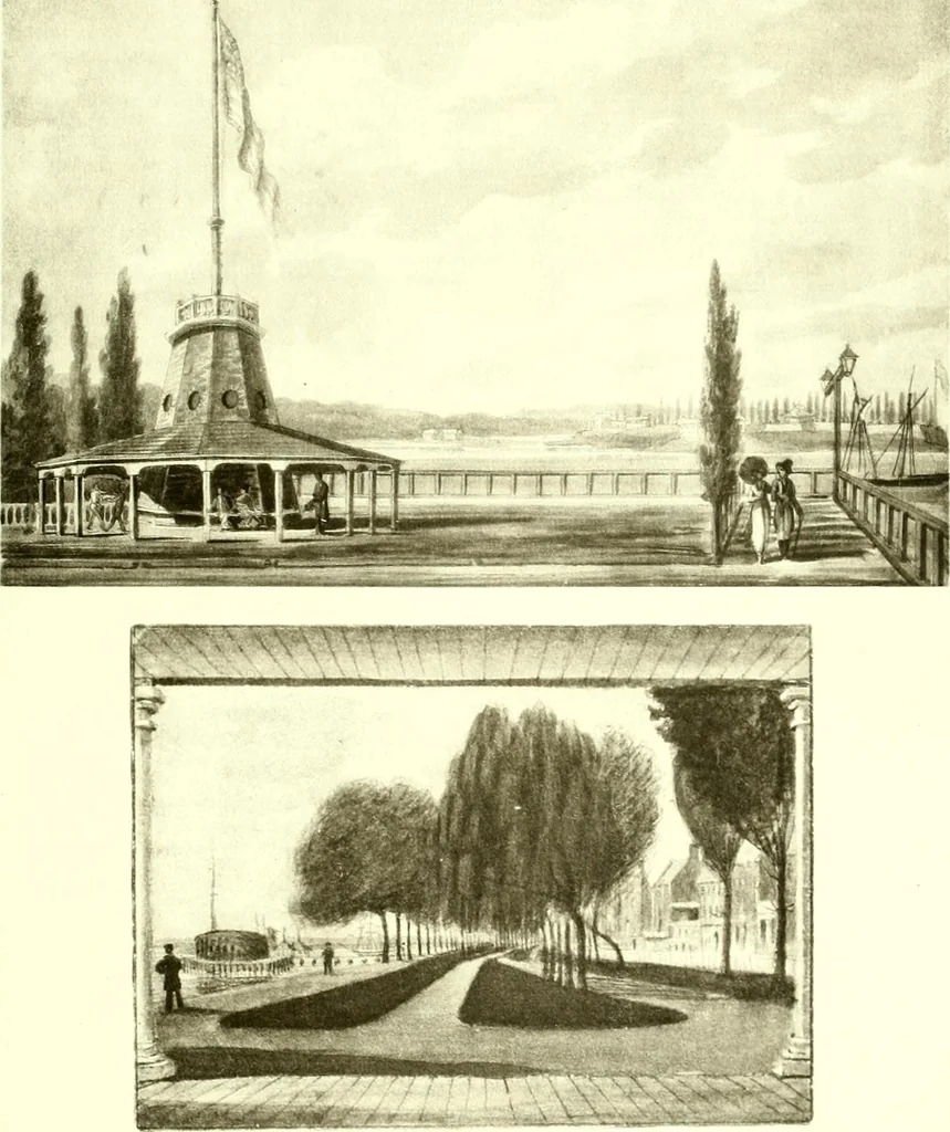 An illustration from The iconography of Manhattan Island, 1498-1909 : compiled from original sources and illustrated by photo-intaglio reproductions of important maps, plans, views, and documents in public and private collections, 1915, leaf 252