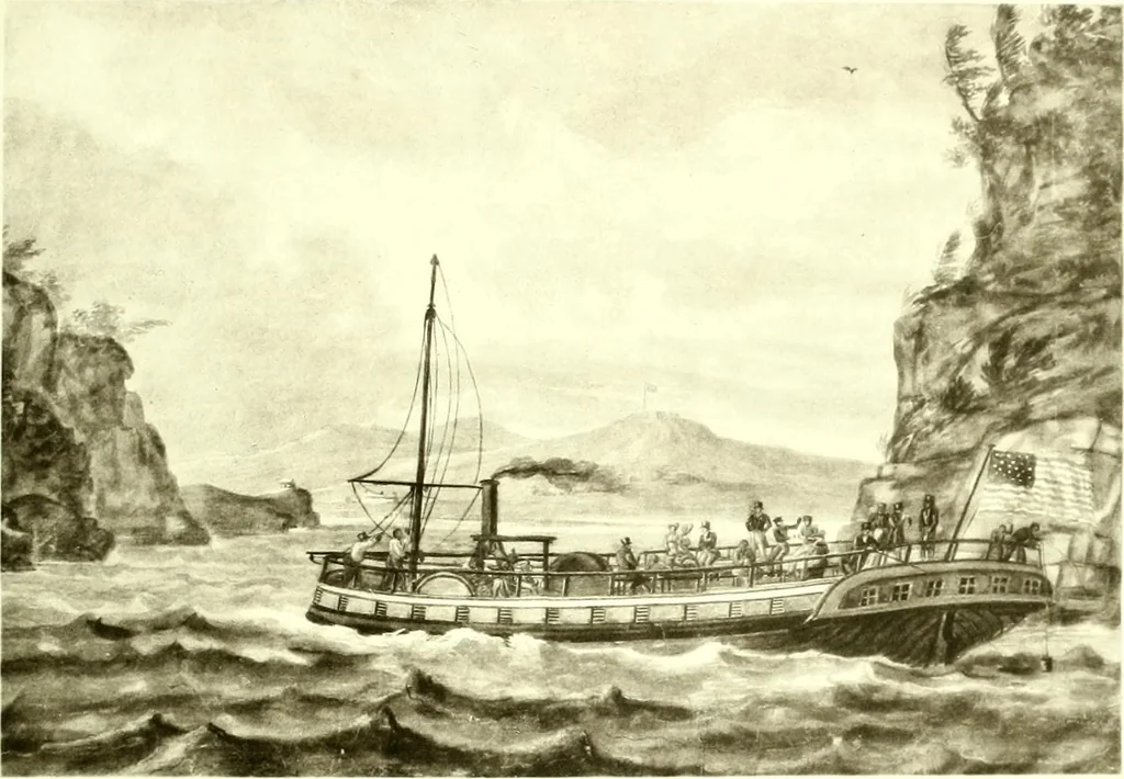 An illustration from The iconography of Manhattan Island, 1498-1909 : compiled from original sources and illustrated by photo-intaglio reproductions of important maps, plans, views, and documents in public and private collections, 1915, leaf 262
