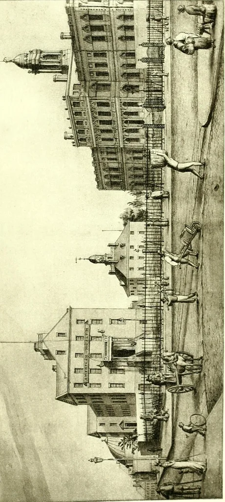An illustration from The iconography of Manhattan Island, 1498-1909 : compiled from original sources and illustrated by photo-intaglio reproductions of important maps, plans, views, and documents in public and private collections, 1915, leaf 288
