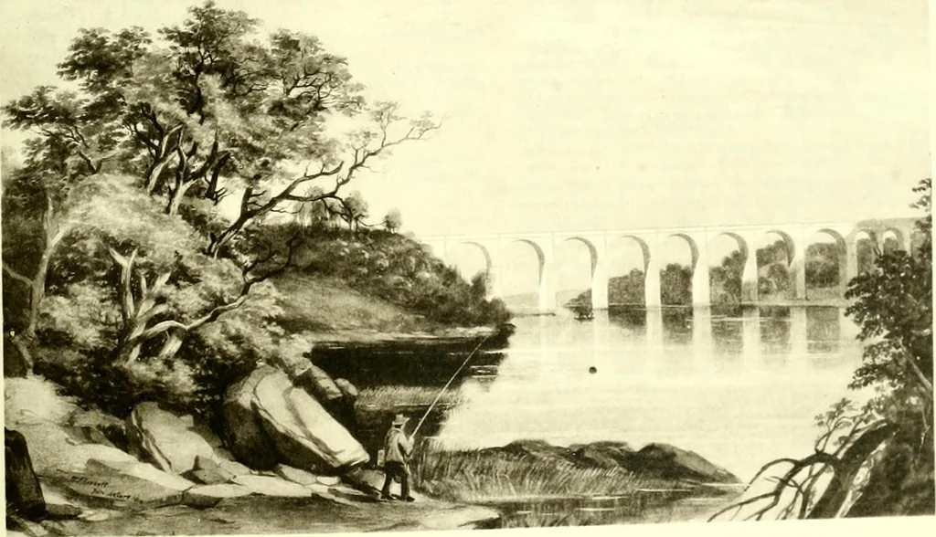 An illustration from The iconography of Manhattan Island, 1498-1909 : compiled from original sources and illustrated by photo-intaglio reproductions of important maps, plans, views, and documents in public and private collections, 1915, leaf 304