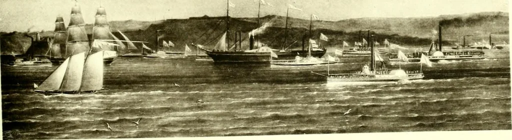 An illustration from The iconography of Manhattan Island, 1498-1909 : compiled from original sources and illustrated by photo-intaglio reproductions of important maps, plans, views, and documents in public and private collections, 1915, leaf 322