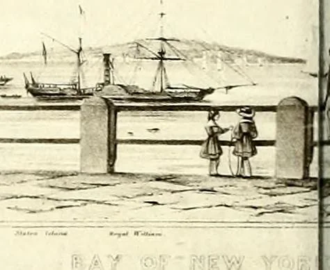 An illustration from The iconography of Manhattan Island, 1498-1909 : compiled from original sources and illustrated by photo-intaglio reproductions of important maps, plans, views, and documents in public and private collections, 1915, leaf 339
