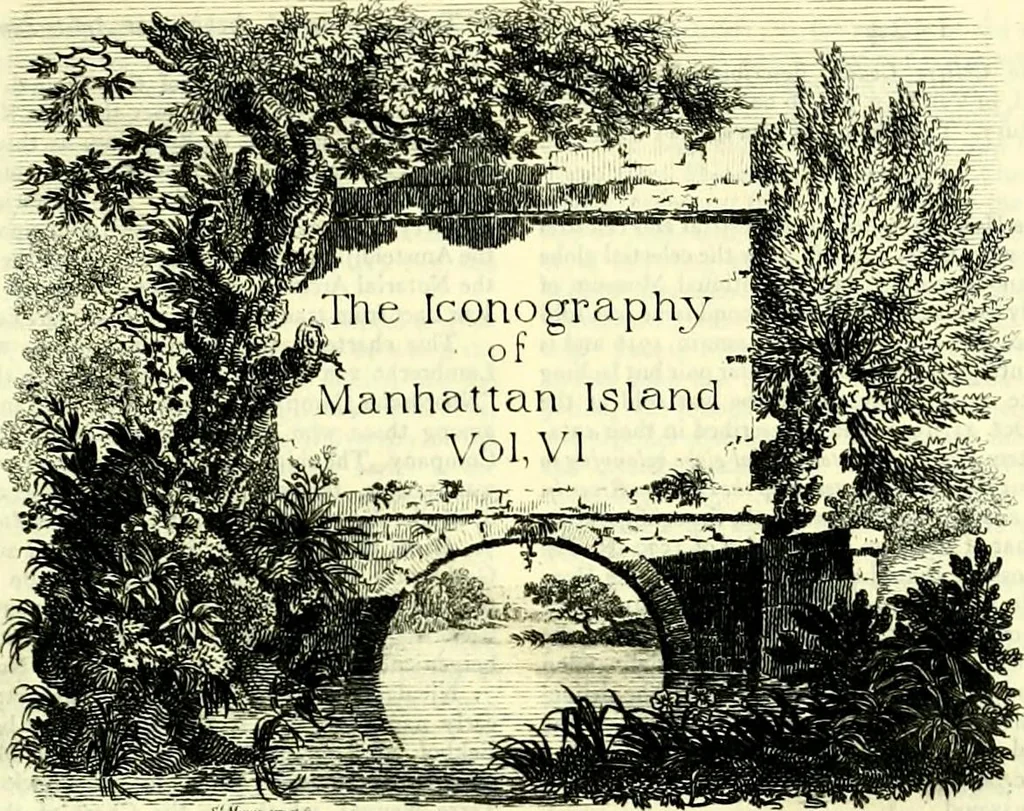 An illustration from The iconography of Manhattan Island, 1498-1909 : compiled from original sources and illustrated by photo-intaglio reproductions of important maps, plans, views, and documents in public and private collections, 1915, leaf 34