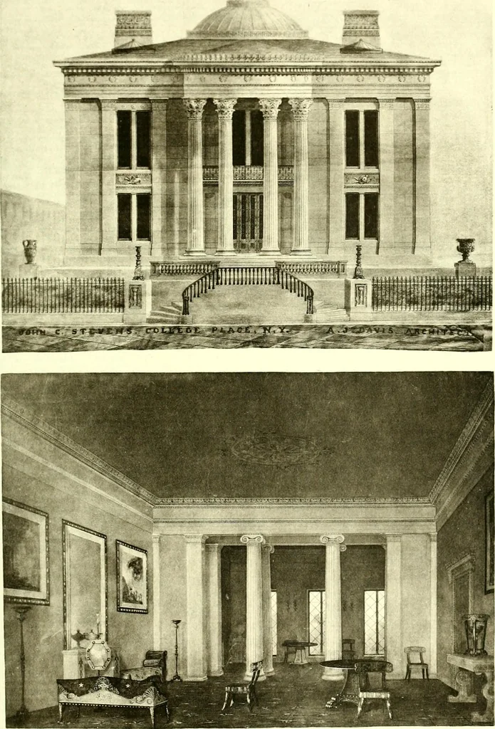 An illustration from The iconography of Manhattan Island, 1498-1909 : compiled from original sources and illustrated by photo-intaglio reproductions of important maps, plans, views, and documents in public and private collections, 1915, leaf 356