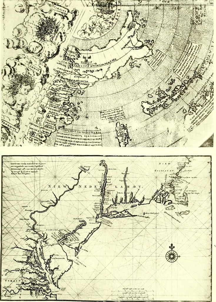 An illustration from The iconography of Manhattan Island, 1498-1909 : compiled from original sources and illustrated by photo-intaglio reproductions of important maps, plans, views, and documents in public and private collections, 1915, leaf 46
