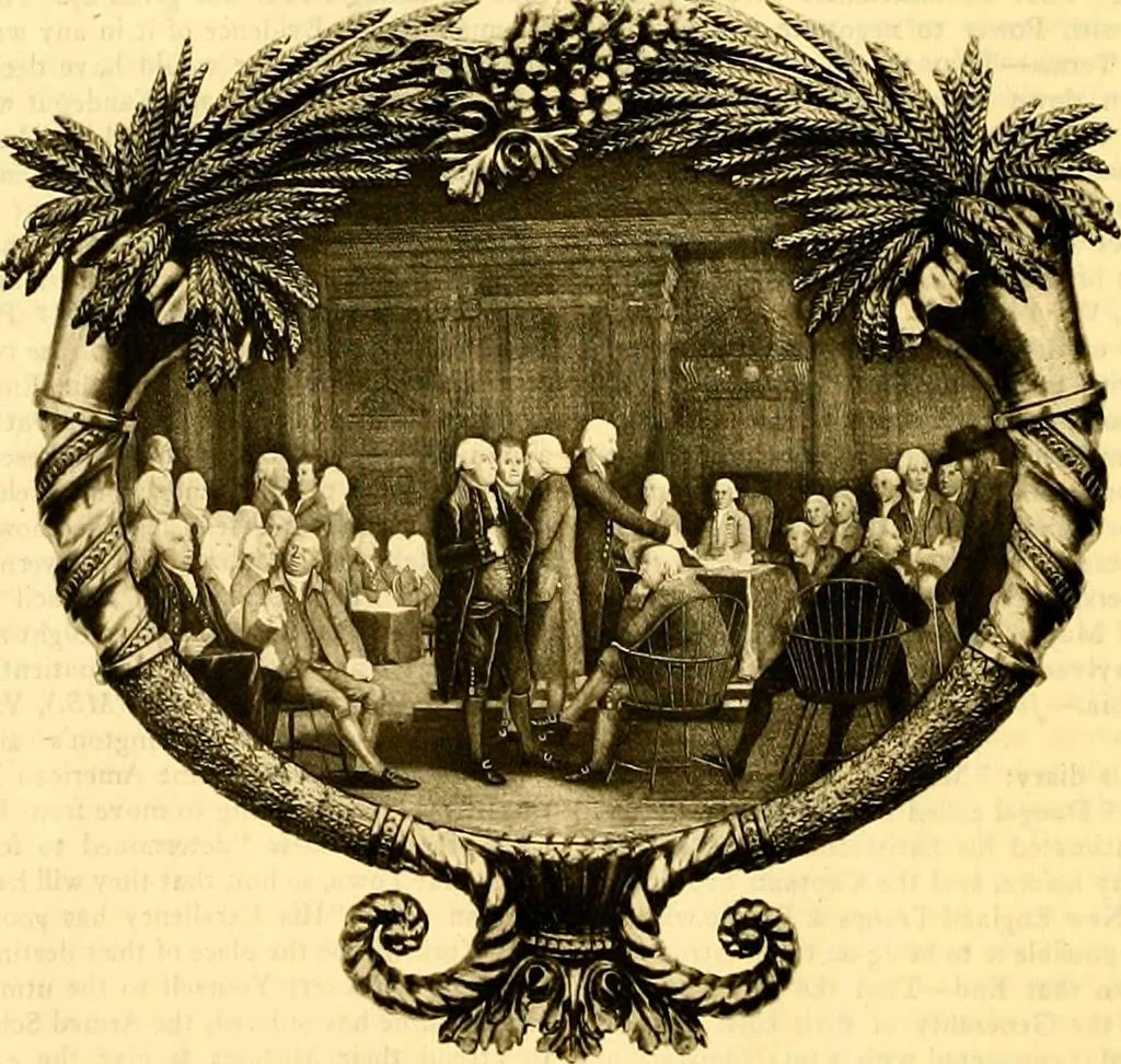 An illustration from The iconography of Manhattan Island, 1498-1909 : compiled from original sources and illustrated by photo-intaglio reproductions of important maps, plans, views, and documents in public and private collections, 1915, leaf 1160