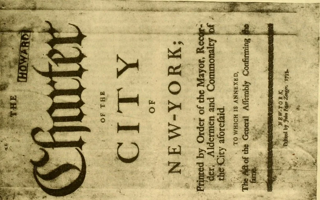 An illustration from The iconography of Manhattan Island, 1498-1909 : compiled from original sources and illustrated by photo-intaglio reproductions of important maps, plans, views, and documents in public and private collections, 1915, leaf 707