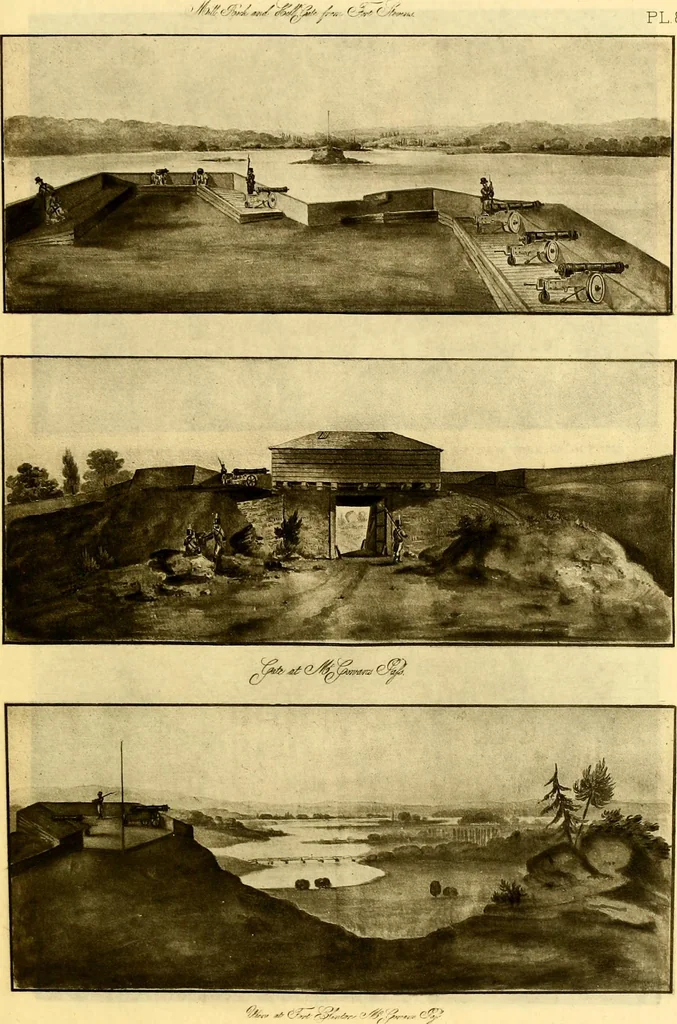 An illustration from The iconography of Manhattan Island, 1498-1909 : compiled from original sources and illustrated by photo-intaglio reproductions of important maps, plans, views, and documents in public and private collections, 1915, leaf 109
