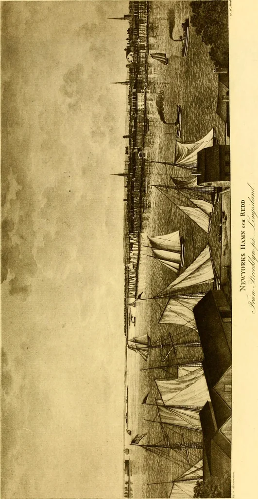 An illustration from The iconography of Manhattan Island, 1498-1909 : compiled from original sources and illustrated by photo-intaglio reproductions of important maps, plans, views, and documents in public and private collections, 1915, leaf 113