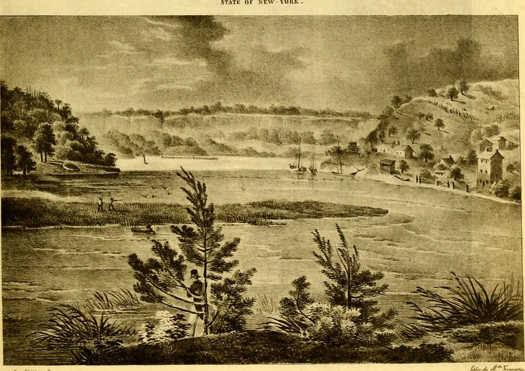 An illustration from The iconography of Manhattan Island, 1498-1909 : compiled from original sources and illustrated by photo-intaglio reproductions of important maps, plans, views, and documents in public and private collections, 1915, leaf 123