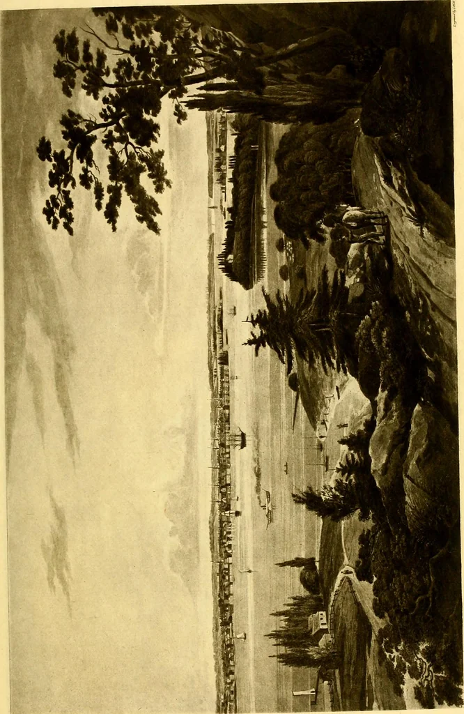 An illustration from The iconography of Manhattan Island, 1498-1909 : compiled from original sources and illustrated by photo-intaglio reproductions of important maps, plans, views, and documents in public and private collections, 1915, leaf 133