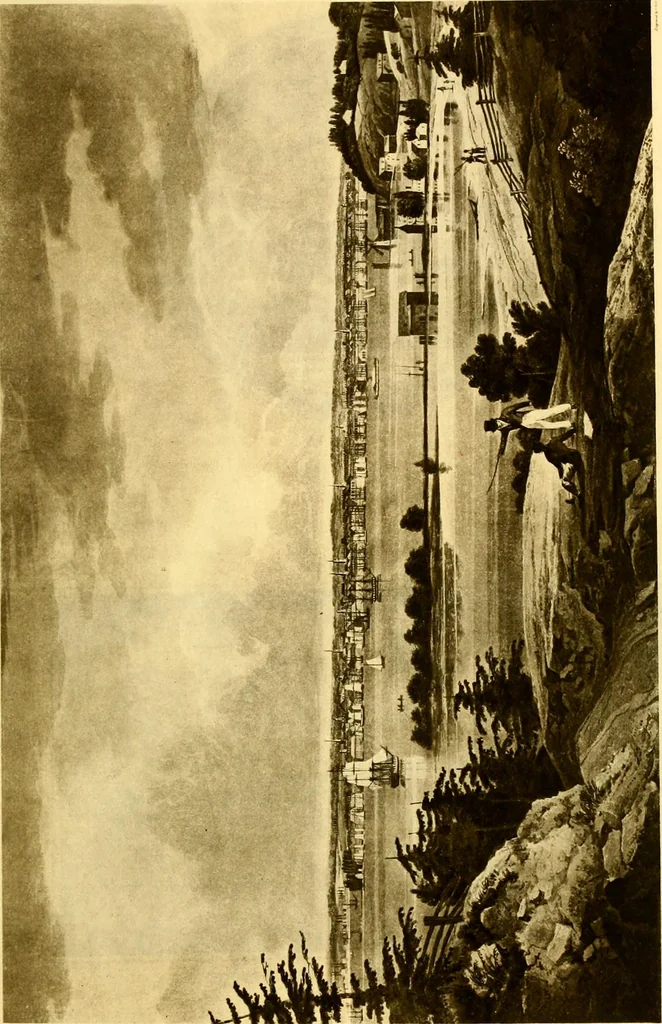 An illustration from The iconography of Manhattan Island, 1498-1909 : compiled from original sources and illustrated by photo-intaglio reproductions of important maps, plans, views, and documents in public and private collections, 1915, leaf 135
