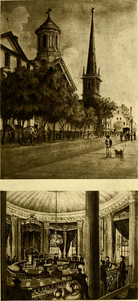 An illustration from The iconography of Manhattan Island, 1498-1909 : compiled from original sources and illustrated by photo-intaglio reproductions of important maps, plans, views, and documents in public and private collections, 1915, leaf 153