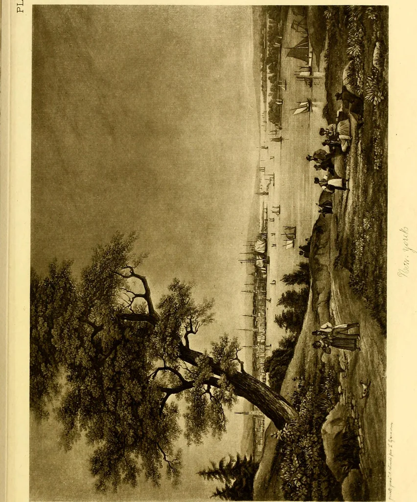 An illustration from The iconography of Manhattan Island, 1498-1909 : compiled from original sources and illustrated by photo-intaglio reproductions of important maps, plans, views, and documents in public and private collections, 1915, leaf 171