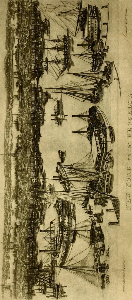 An illustration from The iconography of Manhattan Island, 1498-1909 : compiled from original sources and illustrated by photo-intaglio reproductions of important maps, plans, views, and documents in public and private collections, 1915, leaf 195