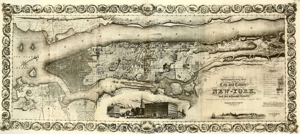 An illustration from The iconography of Manhattan Island, 1498-1909 : compiled from original sources and illustrated by photo-intaglio reproductions of important maps, plans, views, and documents in public and private collections, 1915, leaf 357