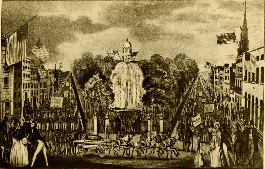 An illustration from The iconography of Manhattan Island, 1498-1909 : compiled from original sources and illustrated by photo-intaglio reproductions of important maps, plans, views, and documents in public and private collections, 1915, leaf 361