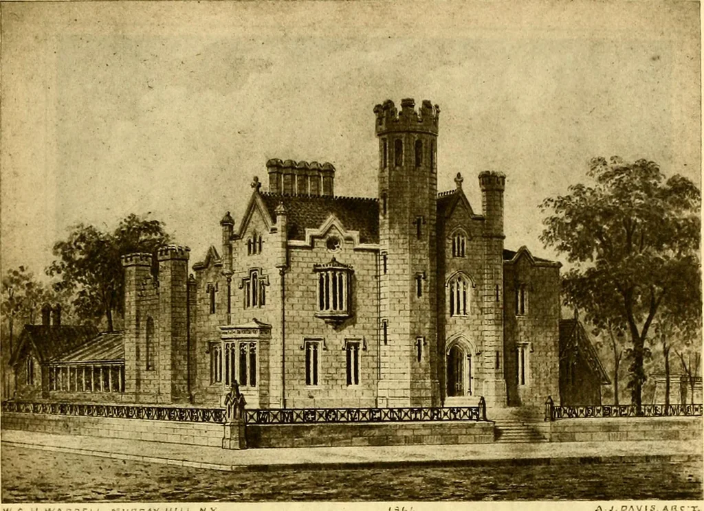 An illustration from The iconography of Manhattan Island, 1498-1909 : compiled from original sources and illustrated by photo-intaglio reproductions of important maps, plans, views, and documents in public and private collections, 1915, leaf 369