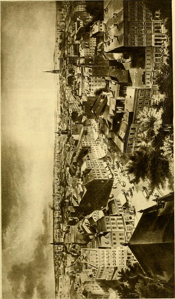 An illustration from The iconography of Manhattan Island, 1498-1909 : compiled from original sources and illustrated by photo-intaglio reproductions of important maps, plans, views, and documents in public and private collections, 1915, leaf 375