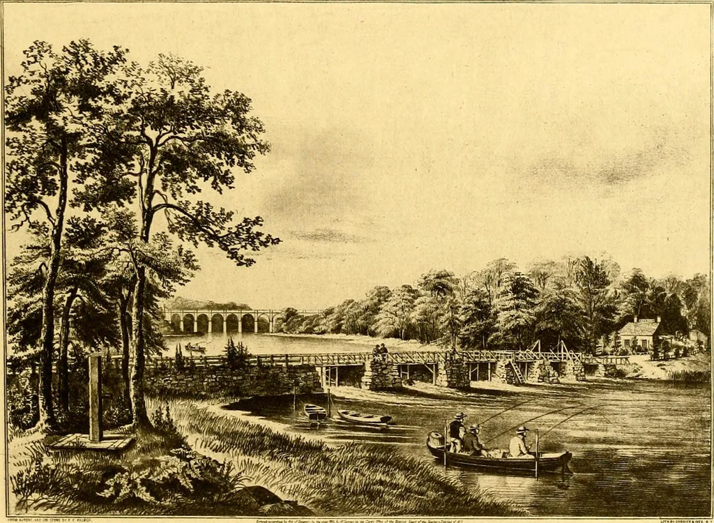An illustration from The iconography of Manhattan Island, 1498-1909 : compiled from original sources and illustrated by photo-intaglio reproductions of important maps, plans, views, and documents in public and private collections, 1915, leaf 385