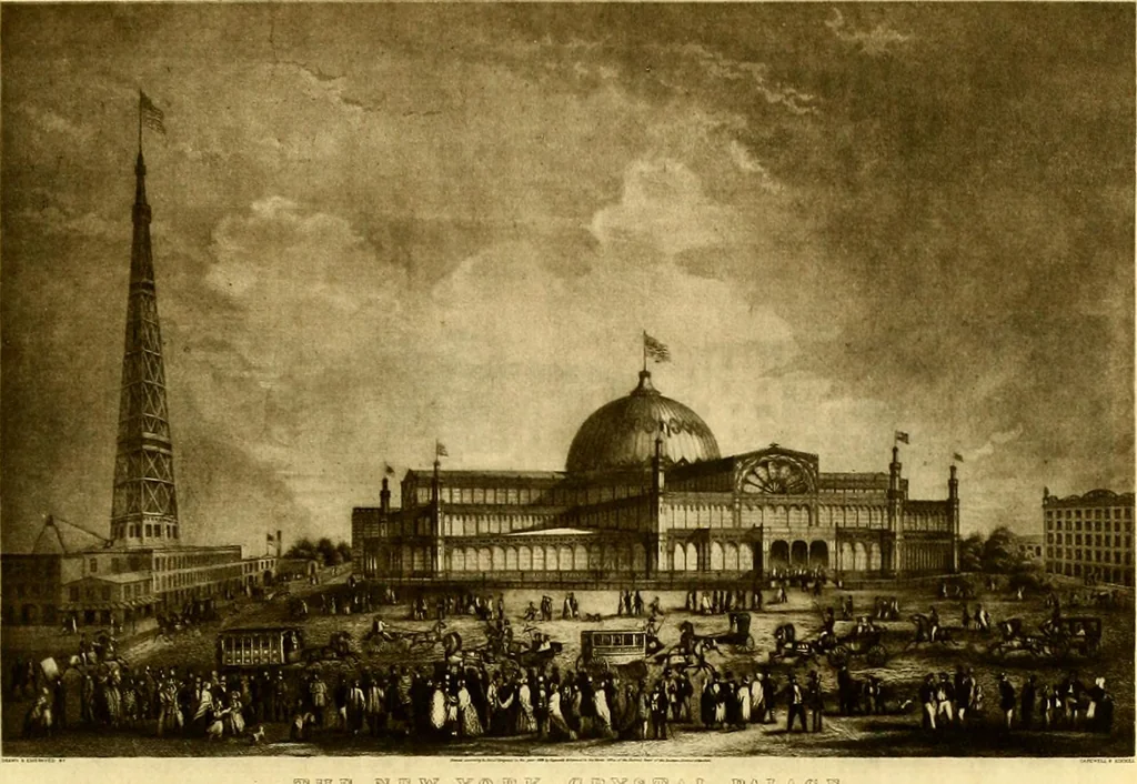 An illustration from The iconography of Manhattan Island, 1498-1909 : compiled from original sources and illustrated by photo-intaglio reproductions of important maps, plans, views, and documents in public and private collections, 1915, leaf 397