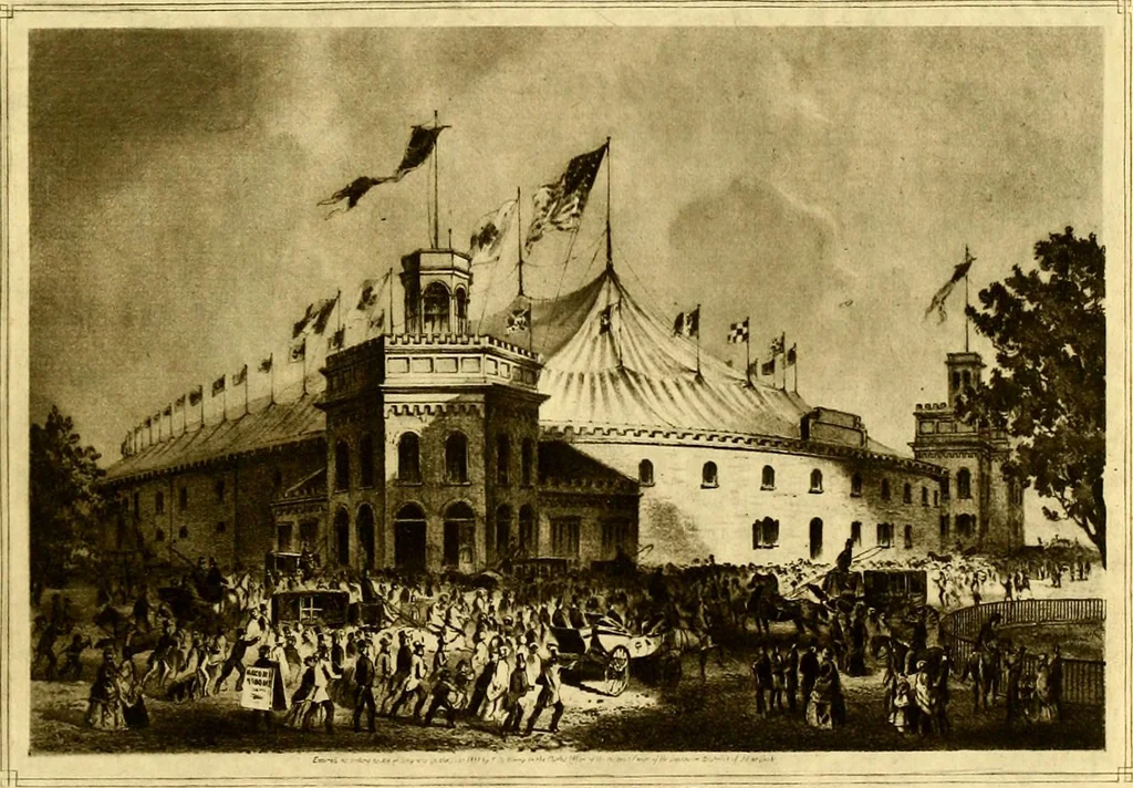An illustration from The iconography of Manhattan Island, 1498-1909 : compiled from original sources and illustrated by photo-intaglio reproductions of important maps, plans, views, and documents in public and private collections, 1915, leaf 397