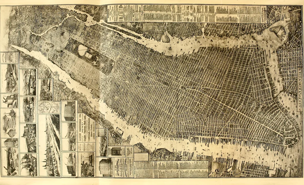 An illustration from The iconography of Manhattan Island, 1498-1909 : compiled from original sources and illustrated by photo-intaglio reproductions of important maps, plans, views, and documents in public and private collections, 1915, leaf 523