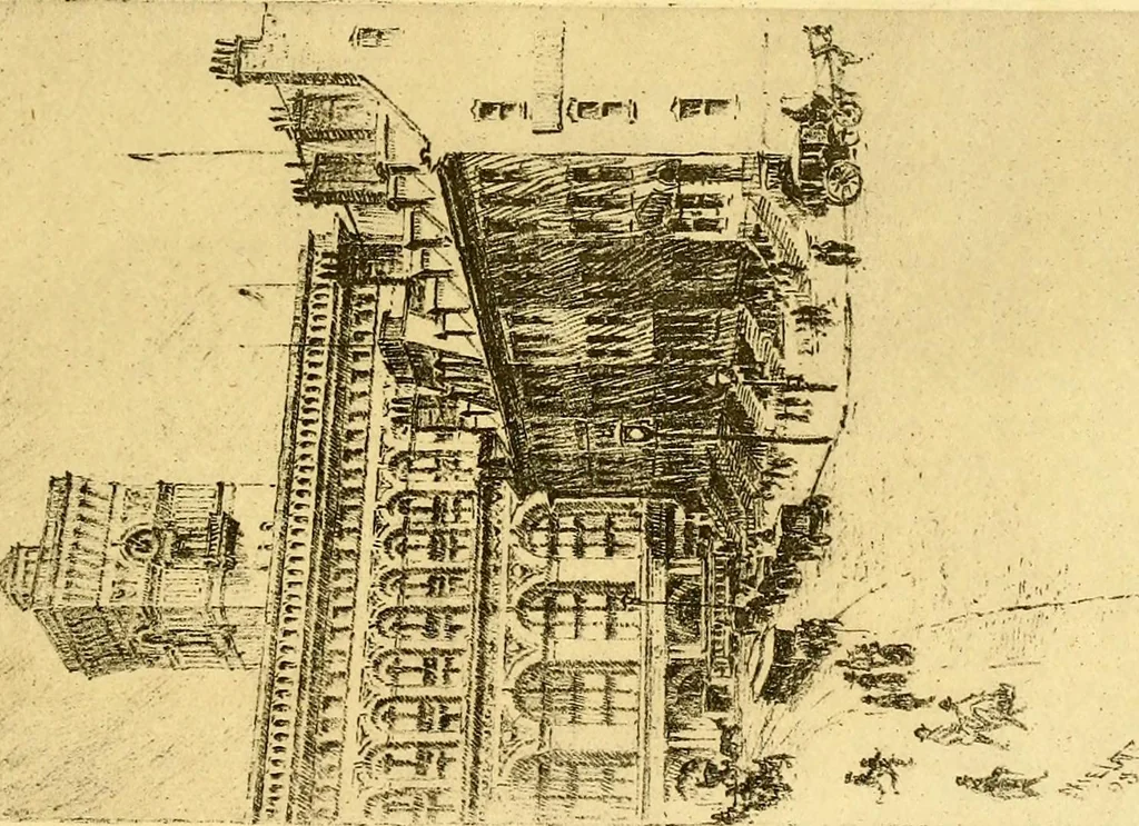 An illustration from The iconography of Manhattan Island, 1498-1909 : compiled from original sources and illustrated by photo-intaglio reproductions of important maps, plans, views, and documents in public and private collections, 1915, leaf 601