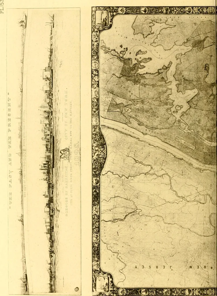 An illustration from The iconography of Manhattan Island, 1498-1909 : compiled from original sources and illustrated by photo-intaglio reproductions of important maps, plans, views, and documents in public and private collections, 1915, leaf 604