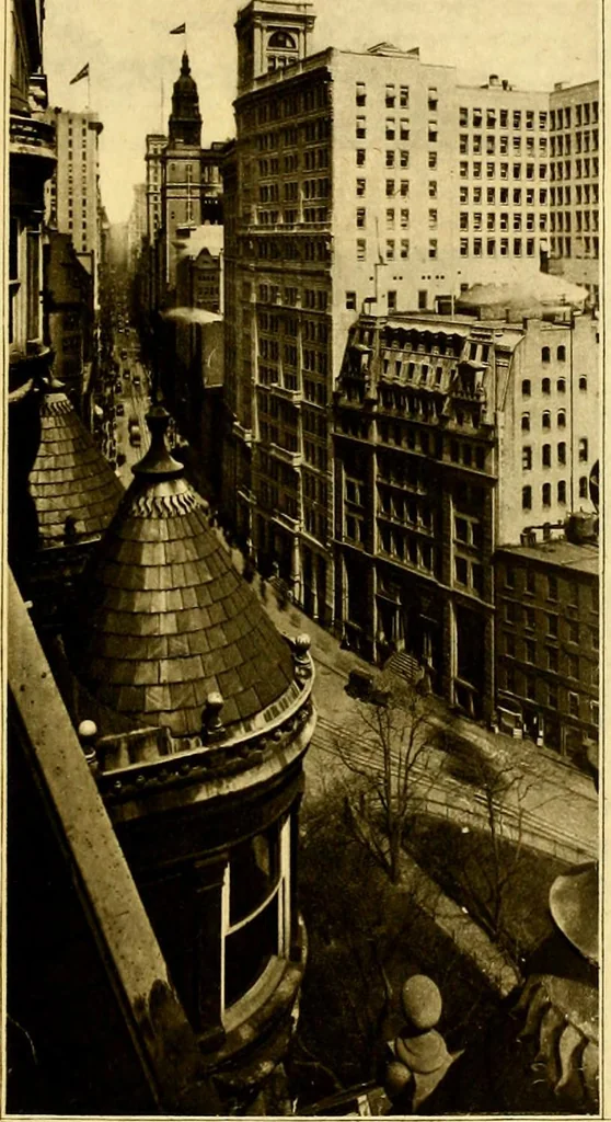An illustration from The iconography of Manhattan Island, 1498-1909 : compiled from original sources and illustrated by photo-intaglio reproductions of important maps, plans, views, and documents in public and private collections, 1915, leaf 609