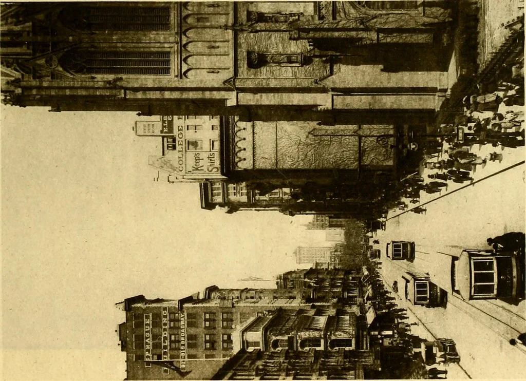 An illustration from The iconography of Manhattan Island, 1498-1909 : compiled from original sources and illustrated by photo-intaglio reproductions of important maps, plans, views, and documents in public and private collections, 1915, leaf 613
