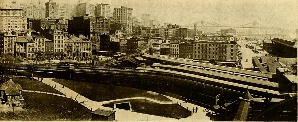 An illustration from The iconography of Manhattan Island, 1498-1909 : compiled from original sources and illustrated by photo-intaglio reproductions of important maps, plans, views, and documents in public and private collections, 1915, leaf 621