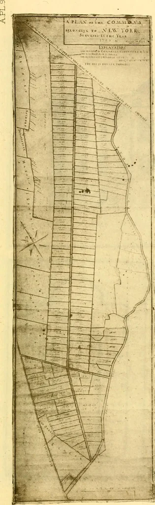 An illustration from The iconography of Manhattan Island, 1498-1909 : compiled from original sources and illustrated by photo-intaglio reproductions of important maps, plans, views, and documents in public and private collections, 1915, leaf 687