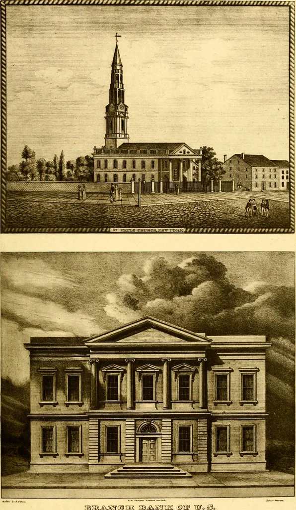 An illustration from The iconography of Manhattan Island, 1498-1909 : compiled from original sources and illustrated by photo-intaglio reproductions of important maps, plans, views, and documents in public and private collections, 1915, leaf 693