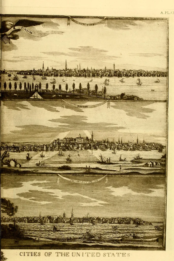 An illustration from The iconography of Manhattan Island, 1498-1909 : compiled from original sources and illustrated by photo-intaglio reproductions of important maps, plans, views, and documents in public and private collections, 1915, leaf 697