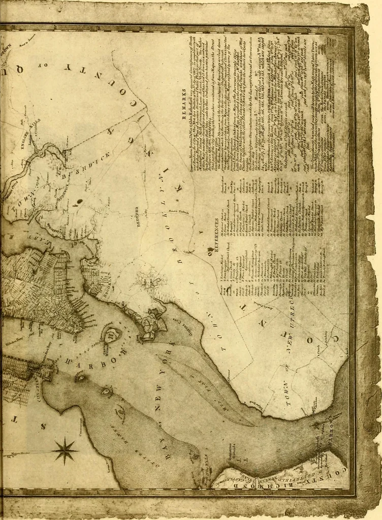 An illustration from The iconography of Manhattan Island, 1498-1909 : compiled from original sources and illustrated by photo-intaglio reproductions of important maps, plans, views, and documents in public and private collections, 1915, leaf 703