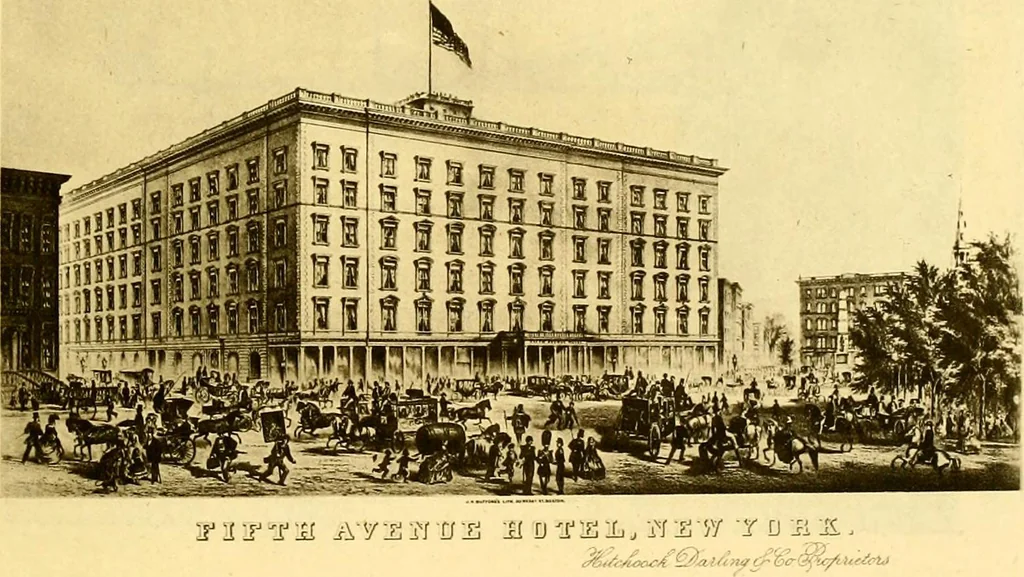 An illustration from The iconography of Manhattan Island, 1498-1909 : compiled from original sources and illustrated by photo-intaglio reproductions of important maps, plans, views, and documents in public and private collections, 1915, leaf 717